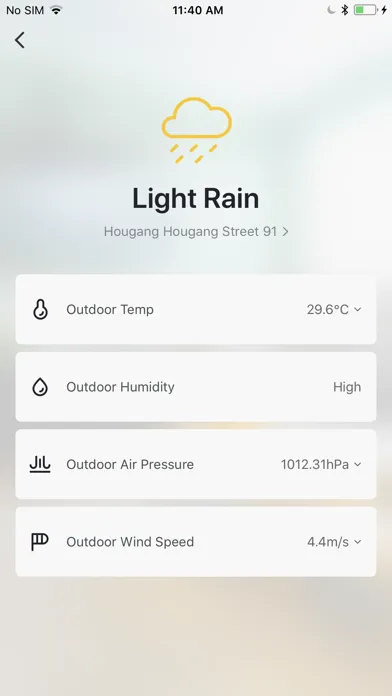 Captures d'écran de Legate Smart Home